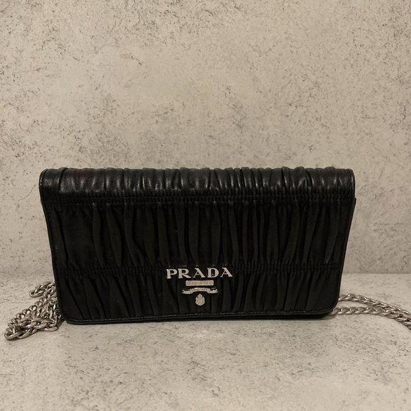Prada Nappa leather  wallet on chain - Picture 1 of 7